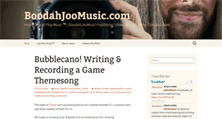 Desktop Screenshot of boodahjoomusic.com