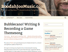 Tablet Screenshot of boodahjoomusic.com